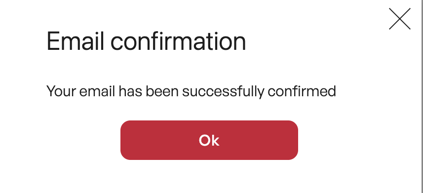Email Confirmation from Farlo