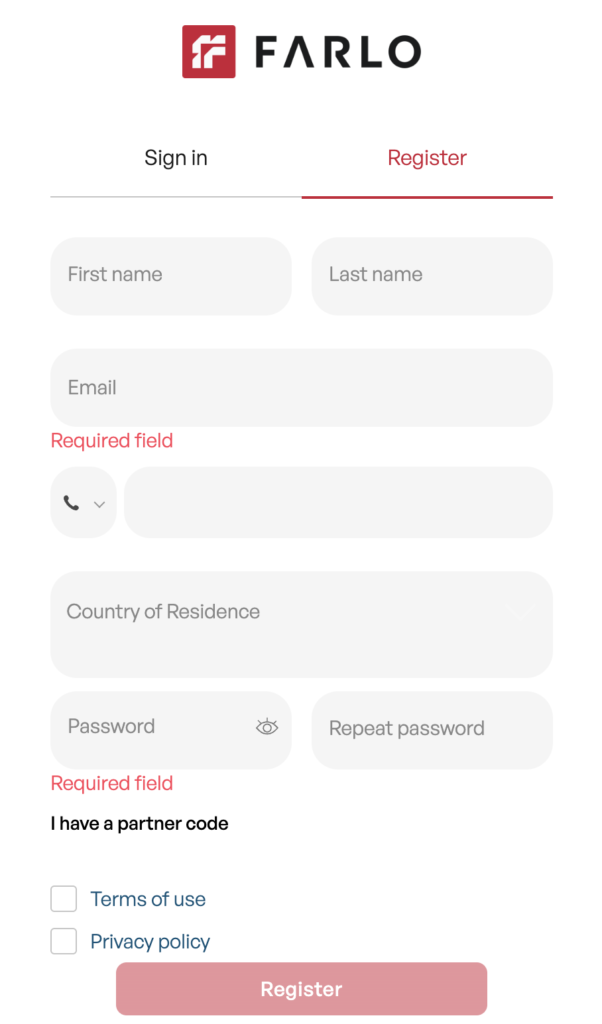 How to Register on Farlo: A Step-by-Step Guide